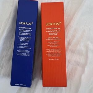 Lion Pose Skincare Set - sunscreen and inspired - brand new